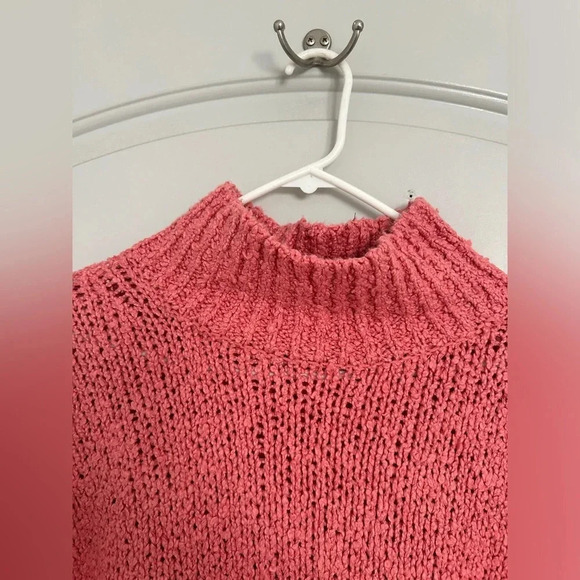 Anthropologie The Need-It Oversized Chunky Knit Mock Neck Sweater Size L - Picture 10 of 15